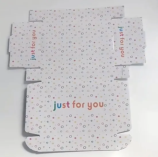 Customized Auto Lock Bottom Cosmetic Cardboard Paper Box Packaging Paper Boxes