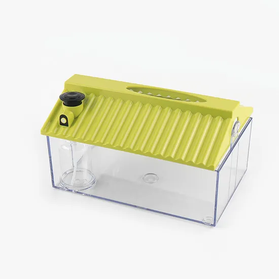 Restaurant Desktop Tissue Storage Box with Cleaning Spray Bottle