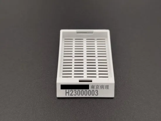 Disposable Plastic Embedding Box Dehydration Cassette, Pathological Tissue Consumables, Compatible with Laser Marking Machines.
