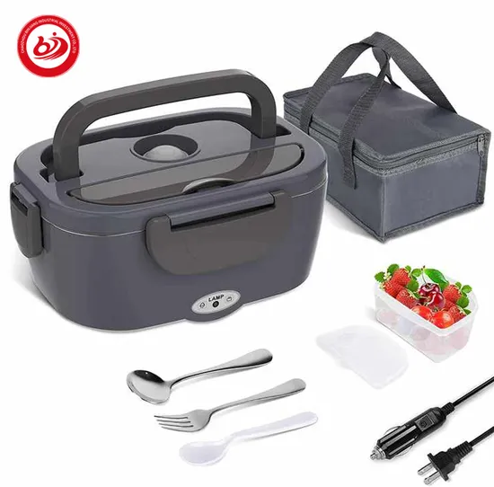 Home Office Electric Lunch Boxr 2 in 1 Portable Heated 1.5L Lunch Box for Car Truck Home Work Adults Food Heating