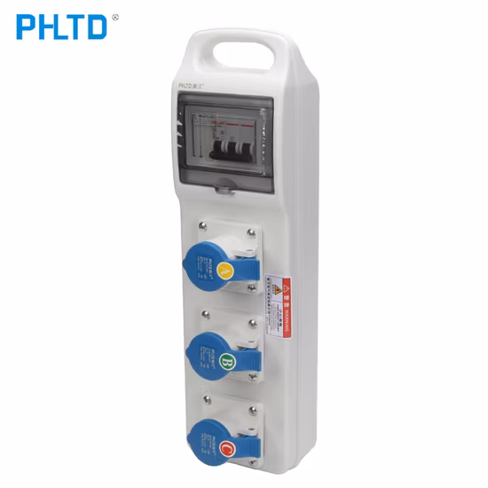 Mobile Waterproof Power Supply Repair Box 380V Distribution Socket Box