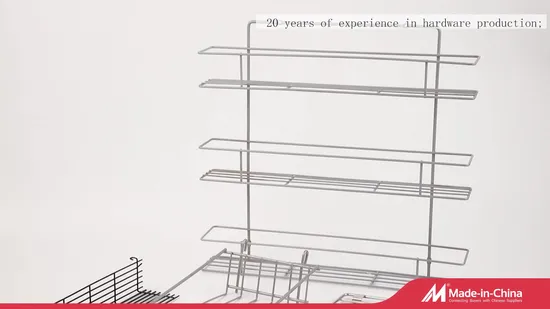 OEM High Quality Zinc Finish Boutiques Wire Basket Metal Stainless Steel 