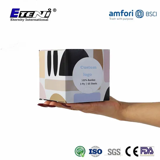 Customized Luxury Classic Packaging Facial Tissue Box 