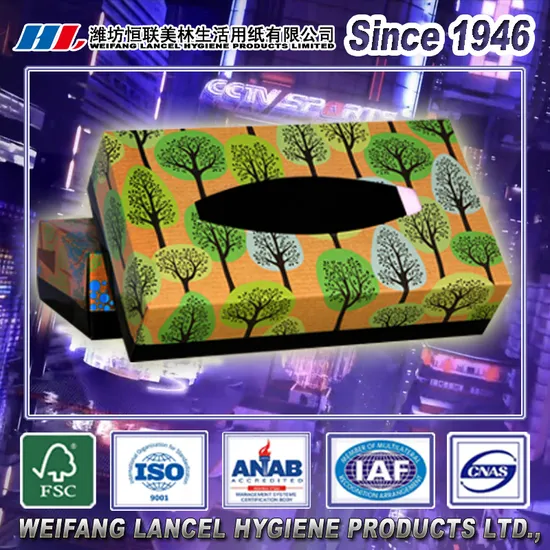 Premium White Virgin Tissue Box 