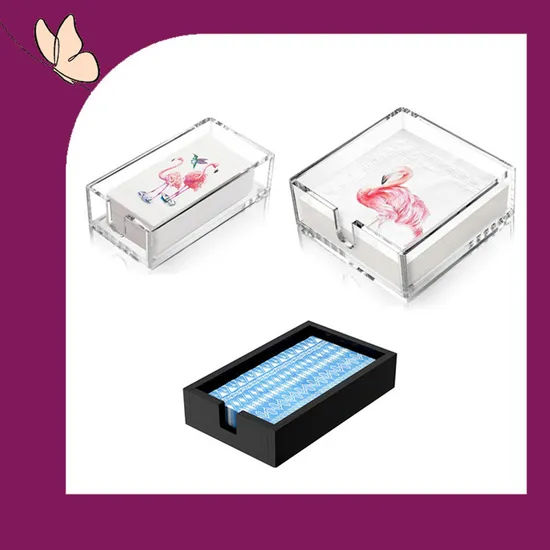 Elegant Acrylic Tissue Box for Sophisticated Hotel and Home Use 